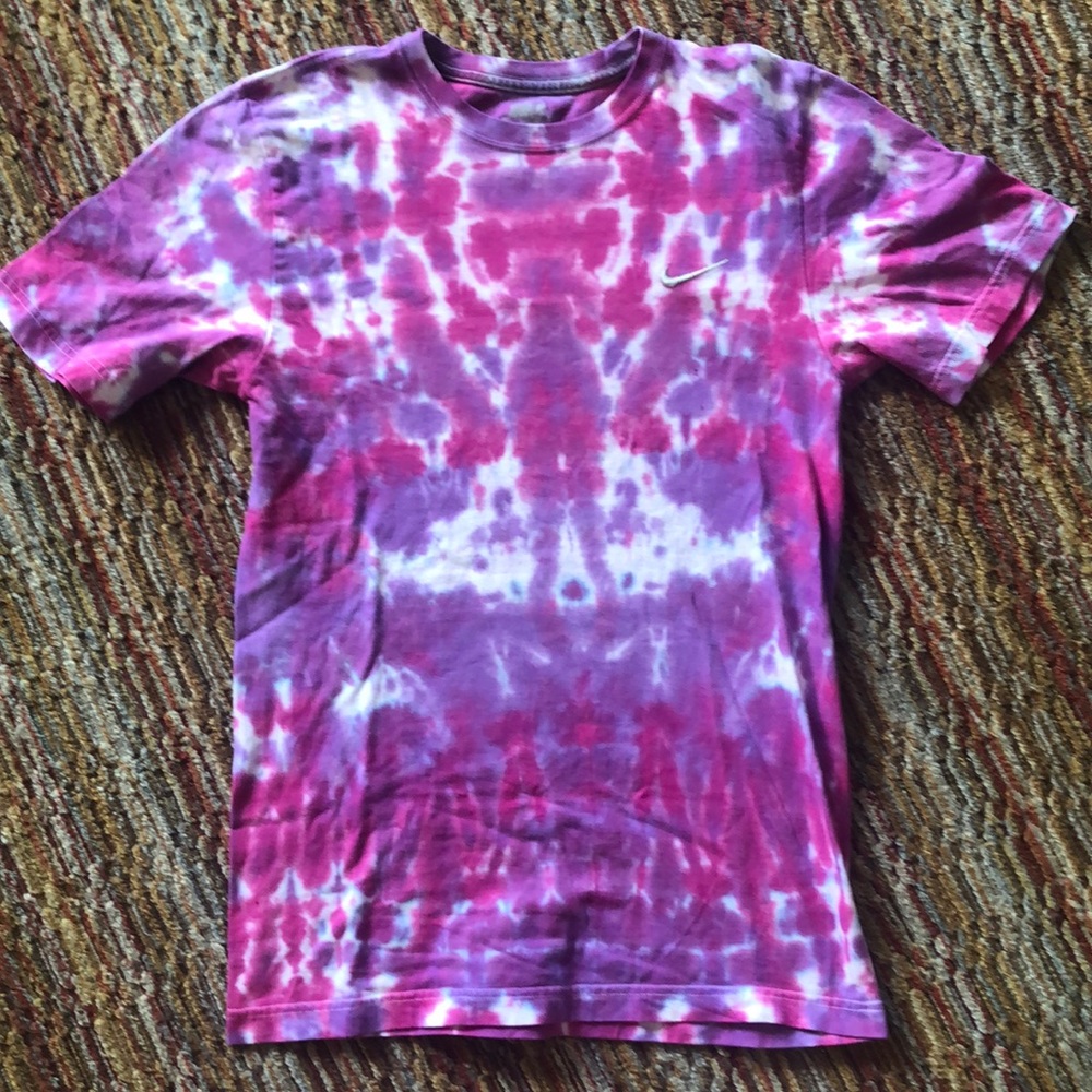 Nike swoosh logo tye dye custom